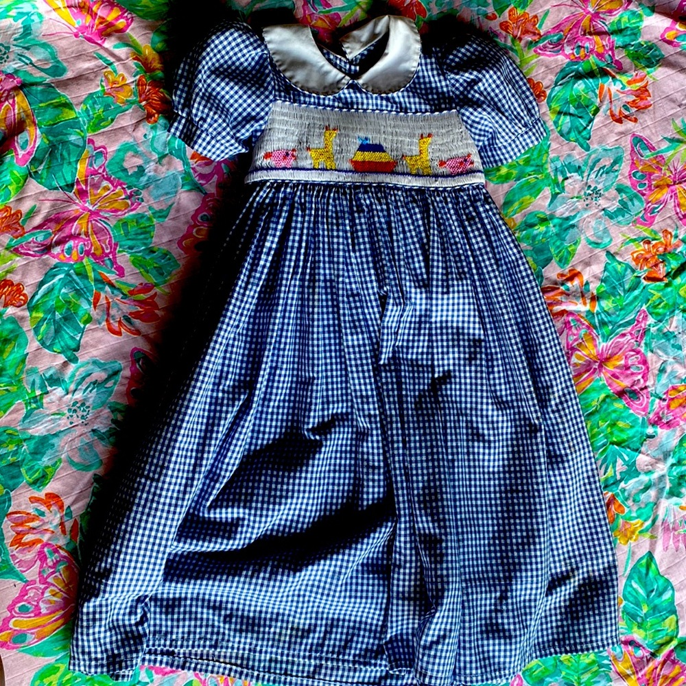 Strasburg by Sheree Aust Noah’s Ark Smock Dress